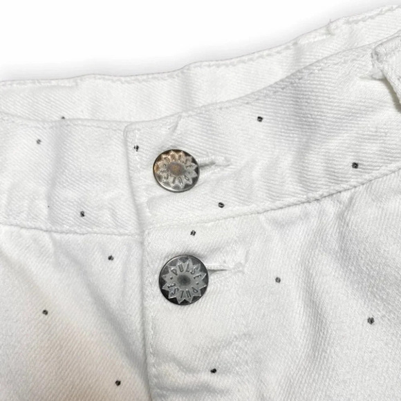 Pulse Rodeo White Polka Dot High Waisted Jeans - Picture 7 of 10